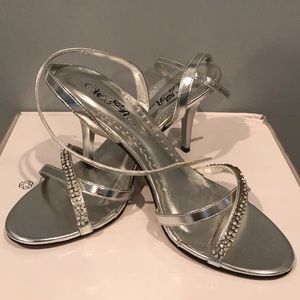 Silver sandals!